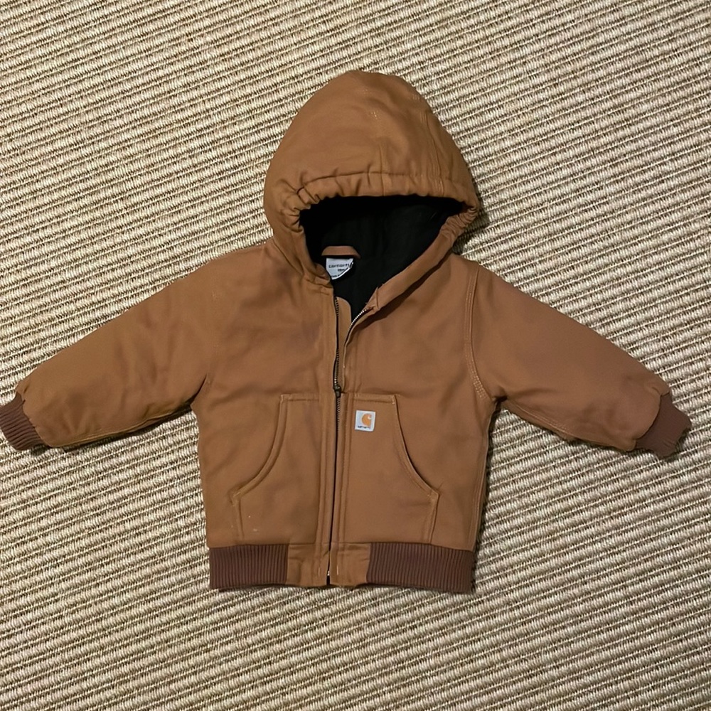 CARHARTT BOYS' HOODED INSULATED ACTIVE JAC